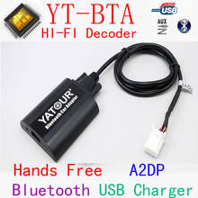 Автомобильный Bluetooth MP3 комплект Yatour BTA для Toyota Camry Corolla Highlander Land cruiser, для смартфона, Hands Free A2DP Music 2024 - купить недорого