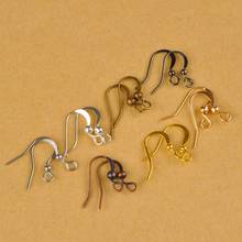 1000pcs Flat Hook Earring Findings Earrings Clasps Hooks Fittings DIY Jewelry Making Accessories Iron Hook Earwire Jewelry 2024 - buy cheap