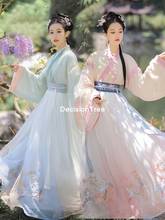 Hanfu 2021 fantasia europeia chinesa roupa cosplay chinesa antiga hanfu roupas femininas hanfu vestido de palco chinês 2024 - compre barato