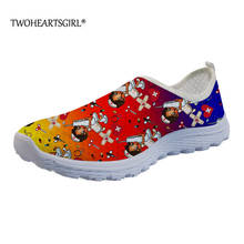 Fashion Nurse Doctor Print Girls Sneakers Spring Summer Light Slip-on Flats for Women Outdoor Walking Shoes Footwear Colorful 2024 - buy cheap