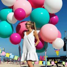 Globos gigantes de látex de colores surtidos, globos grandes para cumpleaños, bodas, fiestas, eventos, Carnaval, 36 pulgadas, 1 unidad 2024 - compra barato