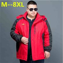 NEW 8XL 7XL 6XL Winter Thick Padded Parka Men Jacket Coat Russian Wadded Casual Warm Snow Windbreaker Overcoat Male Jackets 2024 - buy cheap