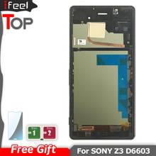 For Sony Xperia Z3 D6603 D6633 D6643 D6653 Display Touch Screen with Frame Replace For SONY Xperia Z3 LCD Display 2024 - buy cheap