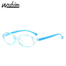2021 Children Anti-blue Light Eyeglasses Kids Cheap Candy Color Glasses Frame Boys Girls Optic Oval Cellphone Eyewear UV400 2024 - buy cheap