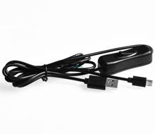 Cable de alimentación de USB a micro-USB Raspberry Pi con interruptor de encendido/apagado para placa Raspberry Pi 2/B +, fácil de iniciar/reiniciar 2024 - compra barato