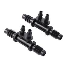 Divisor de mangueira, 8/11mm a 4/7mm, acessório de jardim, mangueira de jardim, redução de t, conectores de mangueira farpada, 20 peças 2024 - compre barato