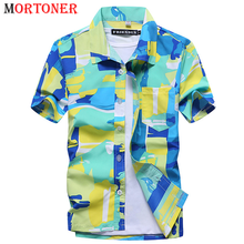 Mens Summer Fashion Beach Hawaiian Shirts 2020 Brand New Men Short Sleeve Tropical Aloha Shirt Casual Quick Dry Clothing Chemise 2024 - buy cheap