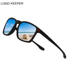 Классические поляризационные солнцезащитные очки для мужчин и женщин, мужские Квадратные Солнцезащитные очки для вождения, мужские винтажные зеркальные солнцезащитные очки с покрытием UV400 Oculos de sol 2024 - купить недорого