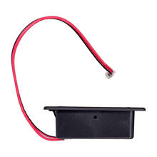 9V Battery Case Box Holder Black for Electric Guitar Bass Storage Cover 2024 - buy cheap