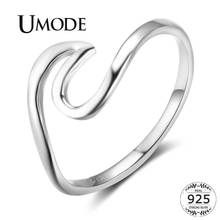 UMODE Boho Wave Rings 925 Sterling Silver Rings for Women Gifts Party Wedding Fine Jewelry Accessories 925 Para Mujer LR0758 2024 - buy cheap
