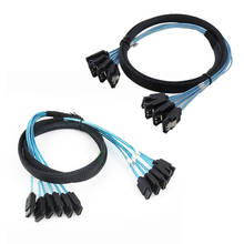 Server SAS Cable Mini-SAS High quality SATA 3 6Gbps X 6 x 4 High speed Serial port Data line Data Cable Cord 2024 - buy cheap