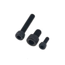 100pcs M3x8 mm M3*8 mm flat head countersunk head black grade 8.8 Carbon Steel Hex Socket Head Cap Screw 2024 - buy cheap