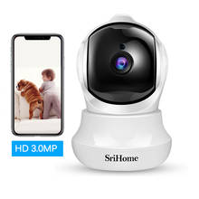Sricam SH020 3.6mm Lens Wifi HD 3MP 1296P Wireless PTZ IP AI Auto Tracking Human Detection Night Vision Surveillance Camera 2024 - buy cheap