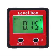 Precision Digital Protractor Inclinometer Water Proof Level Box Digital Angle Finder Bevel Box With Magnet Base 2024 - buy cheap