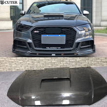 A3 S3 Rs3 Carbon Fiber Frp Front Engine Hood Bonnets Covers for Audi A3 S3 Rs3 Car Body Kit 13-19 2024 - buy cheap