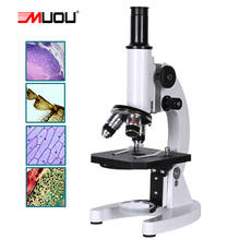 Zoom-microscopio biológico Monocular HD 640X, experimento de ciencia, estudiante, escuela, educación, Laboratorio de Ciencia, ocular 10x 16x 2024 - compra barato