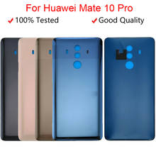 For HUAWEI Mate 10 Pro Back Battery Cover Rear Door Housing Case Glass Panel Replacement For HUAWEI Mate 10 Battery Cover 2024 - buy cheap