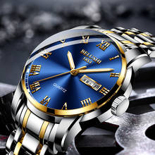 Relógio de pulso masculino de quartzo, relógio data automático à prova d'água fashion de luxo para negócios, novo modelo, 2020 2024 - compre barato