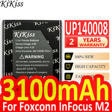 UP140008 High Capacity Battery 3100mAh For Foxconn InFocus M2 Smart Phone Li-Polymer Battery Powerful For Foxconn InFocus M2 2024 - buy cheap