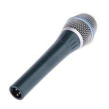 Microfone de alta fidelidade vocal dinâmico handheld do karaoke da conferência portátil para a conferência de palco ktv microfone de fala em casa 2024 - compre barato