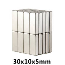 20/30/50pcs 30x10x5mm N35 Strong Quadrate Neodymium Magnet Powerful NdFeB Magnet 30x10x5 mm Block Rare Earth Magnets 30*10*5mm 2024 - buy cheap
