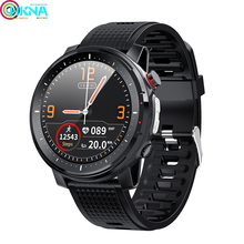 HKNA-reloj inteligente para hombre y mujer, accesorio de pulsera resistente al agua con control del ritmo cardíaco y de la presión sanguínea, seguimiento deportivo, Bluetooth, cámara y linterna, Android 2024 - compra barato