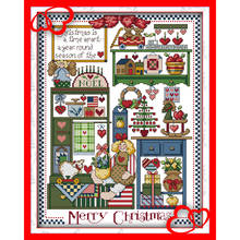 Everlasting Love Christmas Gift Ecological Cotton Chinese Cross Stitch Kits  Counted Stamped  14CT And New Year Sales Promotions 2024 - buy cheap