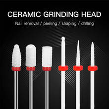 Mill For Manicure Electric Nail Drill Bit For Nail Drill Machine Cutters  For Manicure Nail Gel Drill Bit  Ceramic Grinding Head 2024 - buy cheap