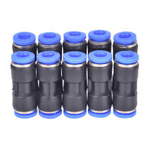 10Pcs Air Pneumatic PU 6 MM  Hose Tube One Touch Push Into Straight Gas Fittings Plastic Quick Connectors Fitting 2024 - buy cheap