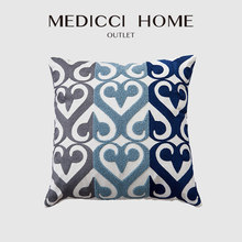 Medicci Home Color Clashing Geometric Patterns Square Cushion Cover Living Room Sofa Chair Couch Throw Pillow case 45x45cm 2024 - buy cheap
