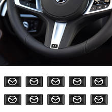 10 pcs Car Styling Small Decorative Badges Bucket For Mazda 2 3 5 6 M5 Ms CX-4 CX-5 CX6 M3 M6 MX3 Interior Decoration Auto Parts 2024 - buy cheap