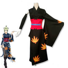 Disfraz de Anime Gintama Tsukuyo, Kimono japonés para mujer, traje de fantasía para Halloween, Carnaval, uniformes hechos a medida 2024 - compra barato
