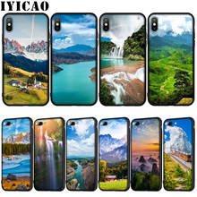 IYICAO Alps natural view Soft Silicone Cover Case for iPhone 12 Mini XR X XS 11 Pro Max 10 6 6S 7 8 Plus 5S SE Phone Case 2024 - buy cheap