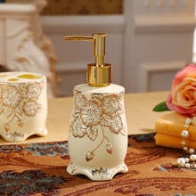 European Luxury Royal Court Ceramic Press Soap Dispenser Shower Gel Bottle Lotion Bottle Hand Sanitizer Bottle  Shampoo Bottle 2024 - buy cheap