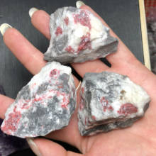 Piedras y minerales naturales de rundum en bruto, cristal curativo reiki, espécimen de piedras preciosas rojas en bruto 2024 - compra barato