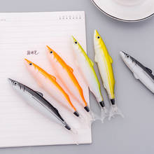 1pc Kawaii Small Fish Gel Pens Cute Novelty Ballpoint Pen 0.5mm Black Neutral Pen for Kids Gift Office School Writing Stationery 2024 - buy cheap