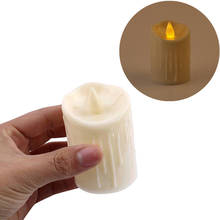 Velas de Año Nuevo con batería, luces Led de té, velas falsas, luz de Pascua 2024 - compra barato