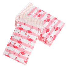 Envelopes para correio expresso com bolha de flamingo, auto-vedação, 125x180mm, 5x6 polegadas, 10 peças 2024 - compre barato