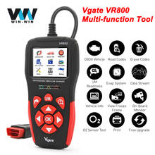 Vgate-herramienta de diagnóstico automotriz VR800, autoescáner OBD2, lector de código, PK AS500 KW850 ELM327 2024 - compra barato