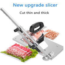 Commercial meat cutter Multi-function beef /mutton roll slicer Stainless steel manual vegetable/Chinese medicine cutting machine 2024 - buy cheap