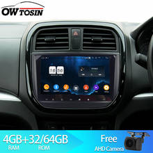 Owtosin-rádio automotivo, multimídia, reprodutor de vídeo, navegação gps, android 9.0, para marsemi, suzuki, vitara, brezza 2015, 2016, 2017, 4gb ram 2024 - compre barato