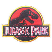 Pulaqi Jurassic Dinosaur Patch DIY Embroidered Patches For Clothing Badges Applique On Clothes Jacket Clothes Accessories Badges 2024 - buy cheap