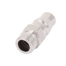 PM20 Male Thread Quick Fitting Pneumatic Connector Coupler Silver Tone 2024 - buy cheap