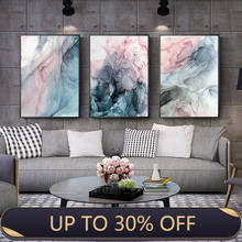 Póster HD de tinta de Color, arte abstracto moderno, pintura en lienzo, carteles nórdicos e impresiones, decoración para sala de estar 2024 - compra barato