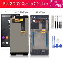 Para SONY Xperia C5 LCD MONTAJE DE digitalizador con pantalla táctil con marco C5 Ultra pantalla E5506 E5533 E5563 E5553 reemplazo 2024 - compra barato