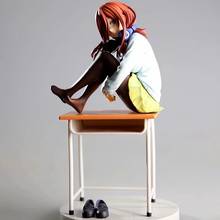 Аниме Nakano Miku ПВХ фигурка Коллекционная модель кукла игрушка 19 см 2024 - купить недорого