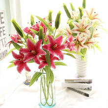 Flores artificiais 18cm 18cm, buquê de flores falsas, decoração para casa, casamento, 2 peças 2024 - compre barato