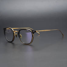 Titanium Vintage Optical Glasses Frame Men Retro Square Eyeglasses Women Myopia Prescription Spectacle Frames Clear Lens Eyewear 2024 - buy cheap
