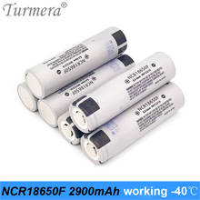 Turmera ncr18650f original 2900 mah 8a 18650-40resistant baixa temperatura resistente para lanterna uso bateria de lítio recarregável 18650 2024 - compre barato