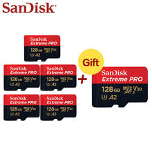 Wholesale SanDisk Micro SD Card 128GB UHS-I SDXC Memory Card A2 U3 Flash Card 32GB TF Card 5+1 For Phone Tablet PC 2024 - buy cheap